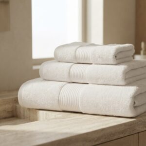 600 GSM Combed Cotton Luxury Towel Set - Moon