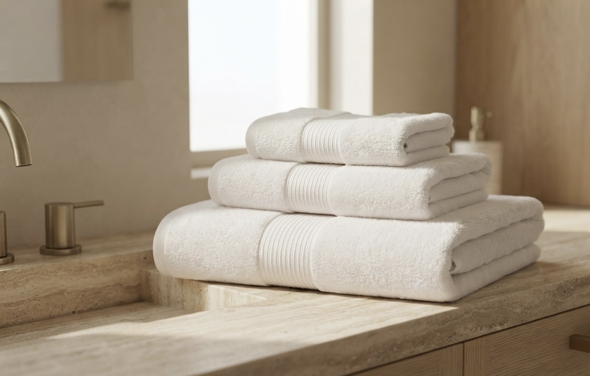 600 GSM Combed Cotton Luxury Towel Set - Moon